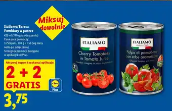 Lidl Pomidory w puszce Italiamo/Baresa oferta