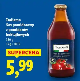 Lidl Sos pomidorowy z pomidorów koktajlowych Italiamo oferta
