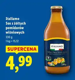 Lidl Sos z żółtych pomidorów wiśniowych Italiamo oferta