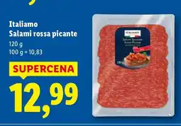 Lidl Salami rossa picante Italiamo oferta