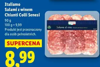 Lidl Salami z winem Chianti Colli Senesi Italiamo oferta