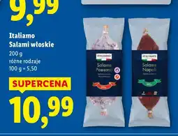 Lidl Salami włoskie Italiamo oferta