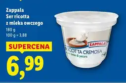 Lidl Ser ricotta z mleka owczego Zappala oferta