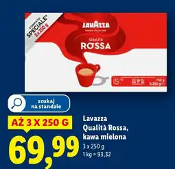 Lidl Kawa mielona Lavazza Qualità Rossa oferta