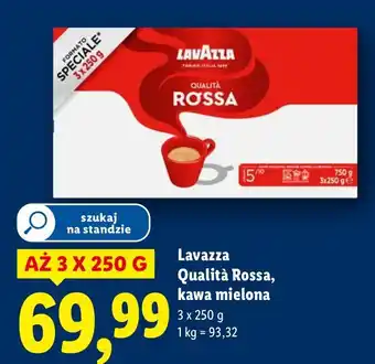 Lidl Kawa mielona Lavazza Qualità Rossa oferta