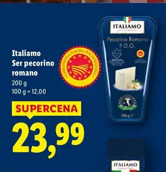Lidl Ser pecorino romano Italiamo oferta