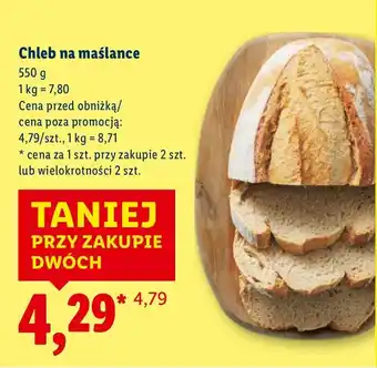 Lidl Chleb na maślance Piekarnia Lidla oferta