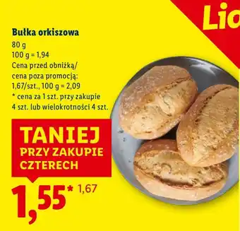 Lidl Bułka orkiszowa Piekarnia Lidla oferta