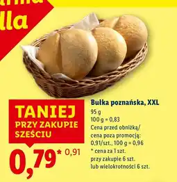 Lidl Bułka poznańska XXL Piekarnia Lidla oferta