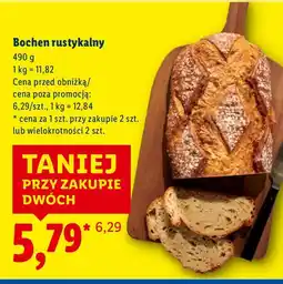 Lidl Chleb bochen rustykalny Piekarnia Lidla oferta