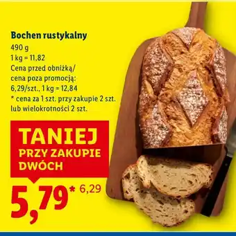 Lidl Chleb bochen rustykalny Piekarnia Lidla oferta