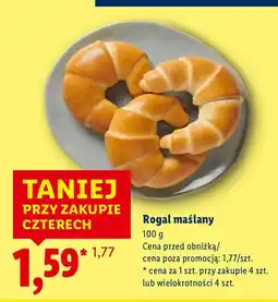 Lidl Rogal maślany Piekarnia Lidla oferta