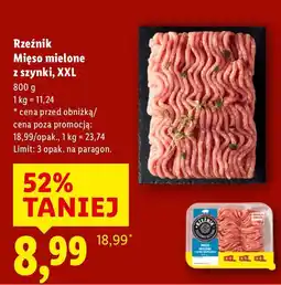 Lidl Mięso mielone z szynki XXL Rzeźnik oferta