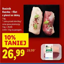 Lidl Kaczka filet z piersi ze skórą Rzeźnik oferta
