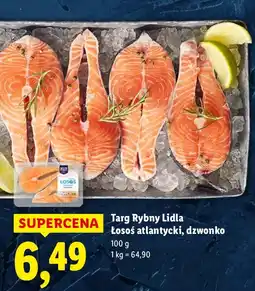 Lidl Łosoś atlantycki dzwonko Targ Rybny Lidla oferta