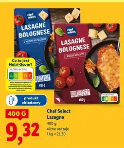 Lidl Lasagne Chef Select Bolognese oferta