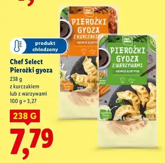 Lidl Pierożki gyoza Chef Select z kurczakiem lub z warzywami oferta