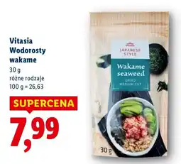 Lidl Wodorosty wakame Vitasia oferta