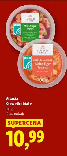 Lidl Krewetki białe Vitasia oferta
