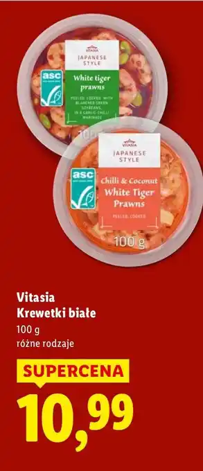 Lidl Krewetki białe Vitasia oferta