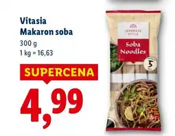 Lidl Makaron soba Vitasia oferta