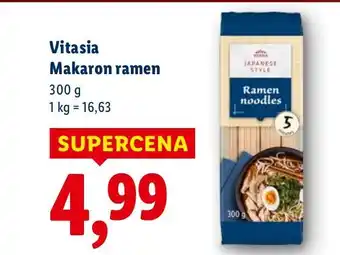 Lidl Makaron ramen Vitasia oferta