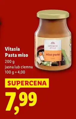 Lidl Pasta miso Vitasia jasna lub ciemna oferta