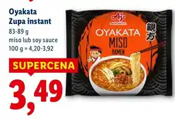 Lidl Zupa instant Oyakata miso lub soy sauce oferta