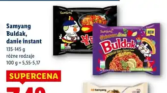 Lidl Danie instant Buldak Samyang oferta