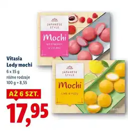 Lidl Lody mochi Vitasia Raspberry & Lychee oferta