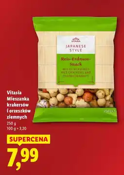 Lidl Mieszanka krakersów i orzeszków ziemnych Vitasia oferta