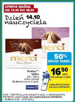 Carrefour Express Czekolada Merci oferta