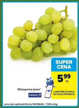 Carrefour Express Winogrona jasne Carrefour oferta