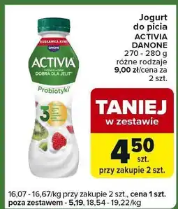 Carrefour Express Jogurt do picia Activia oferta
