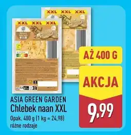 ALDI Chlebek naan XXL ASIA GREEN GARDEN oferta