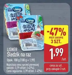 ALDI Śledź na raz Lisner oferta