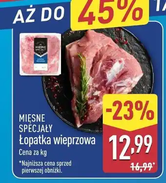 ALDI Łopatka wieprzowa Mięsne Specjały oferta