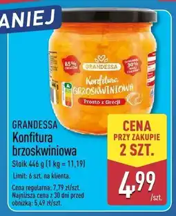 ALDI Konfitura brzoskwiniowa Grandessa oferta