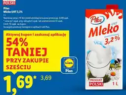 Lidl PILOS Mleko UHT 3,2% oferta