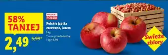 Lidl Polskie jabłka czerwone, luzem oferta