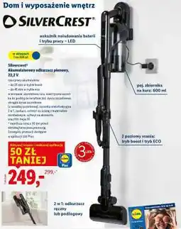 Lidl SilverCrest Akumulatorowy odkurzacz pionowy, 22,2 V oferta