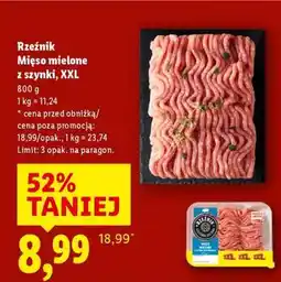 Lidl RZEŹNIK Mięso mielone z szynki, XXL oferta