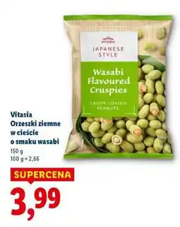 Lidl VITASIA Orzeszki ziemne w cieście o smaku wasabi oferta