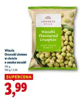 Lidl VITASIA Orzeszki ziemne w cieście o smaku wasabi oferta