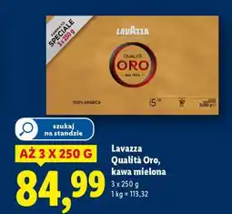Lidl LAVAZZA QUALITÀ ORO Kawa mielona oferta