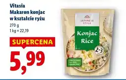 Lidl Vitasia Makaron konjac w kształcie ryżu oferta
