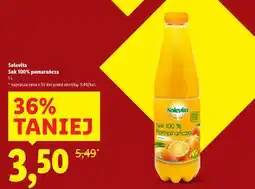 Lidl Solevita Sok 100% pomarańcza oferta