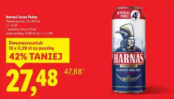 Lidl Harnaś Jasne Pełne oferta