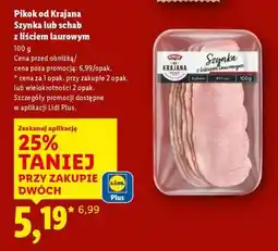 Lidl Pikok od Krajana Szynka lub schab z liściem laurowym oferta