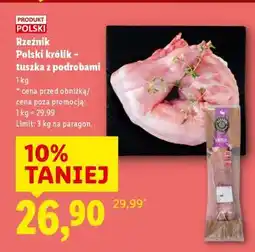 Lidl Rzeźnik Polski królik – tuszka z podrobami oferta